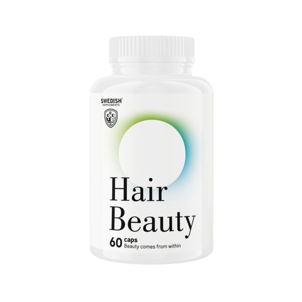 Swedish Supplements Hair Beauty 60 kapslar