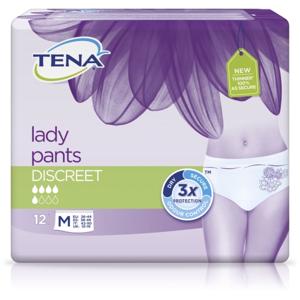 Tena Lady pants discreet medium 12 st