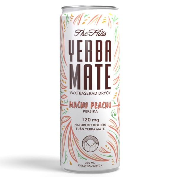 The Hills Yerba Mate Dryck Machu Peachu 330 ml