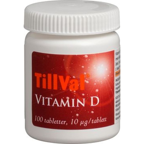 TillVal 10 µg D-vitamin 100 tabletter