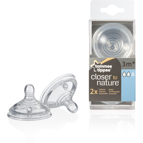 Tommee Tippee Closer to Nature Dinapp 3 mån+ 2 st