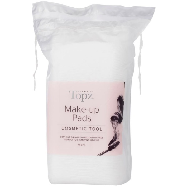Topz Cosmetics Square Make-up Pads 50 st