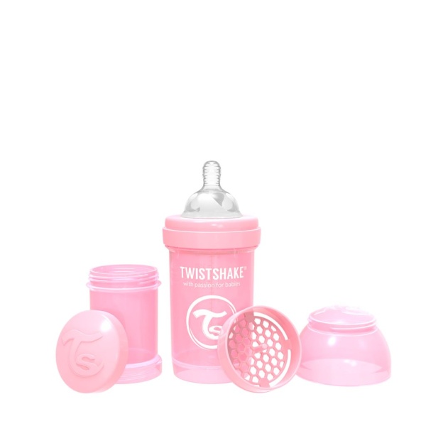 Twistshake Anti-Kolik Pastell Babyrosa 180 ml