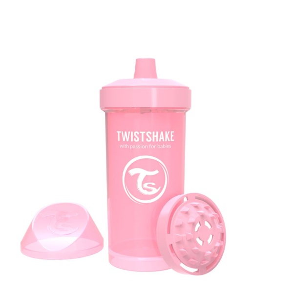 Twistshake Sportflaska Babyrosa +12m 360 ml