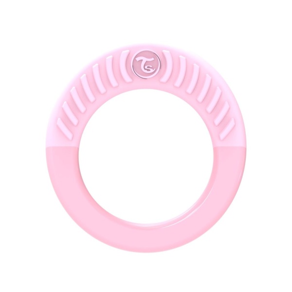 Twistshake teether 1+m Pastel Pink