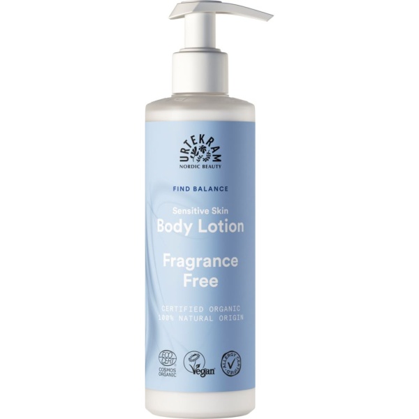 Urtekram Beauty Fragrance Free Body Lotion 245 ml