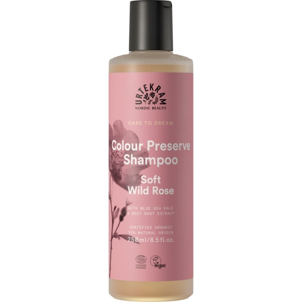 Urtekram Beauty Soft Wild Rose Colour Preserve Shampo 250 ml