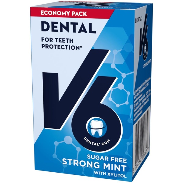 V6 Dental Care Strong Mint 72 g