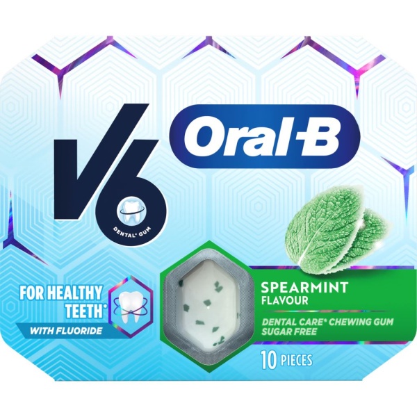 V6 Oral-B Dental Care Spearmint 10 st