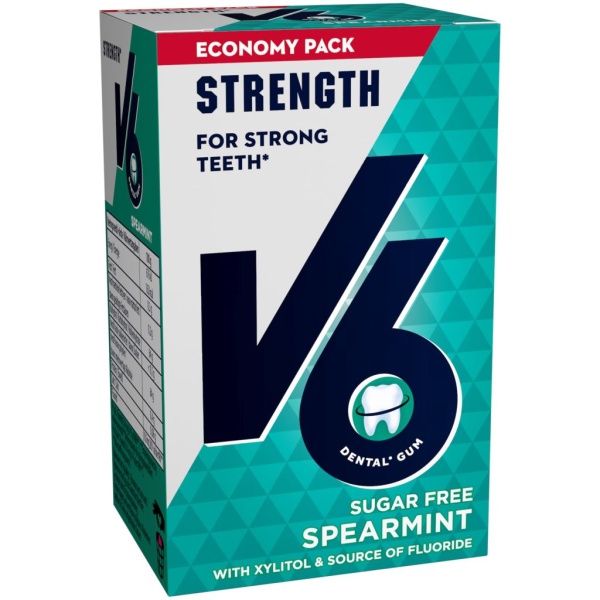 V6 Strong Teeth Fluor Spearmint 70 g