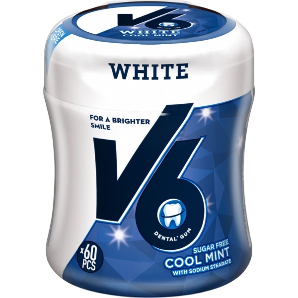 V6 White Cool Mint 60 st