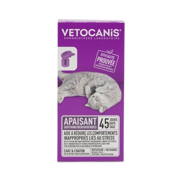VETOCANiS Doftavgivare & Refill Feromon Katt 48 ml