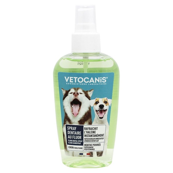VETOCANiS Munspray Hund Mintsmak 150 ml