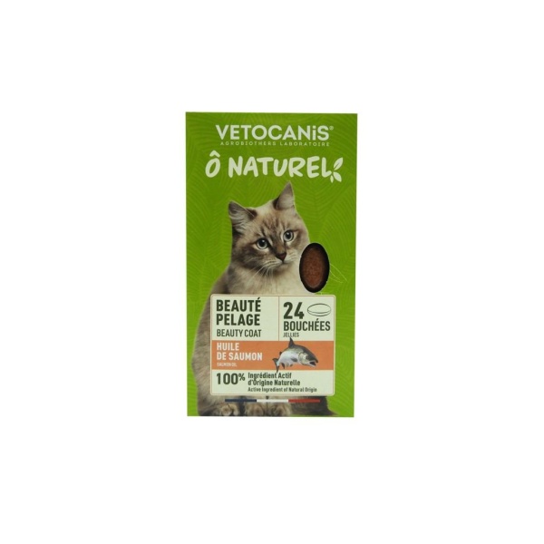 VETOCANiS Tuggtabletter Salmon Oil Katt 24 st