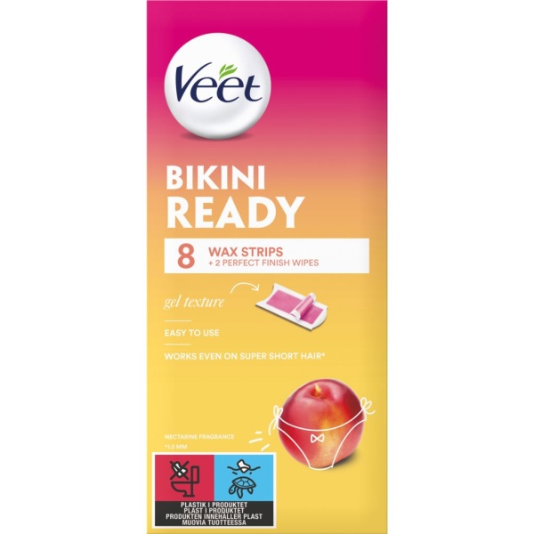 Veet Bikini Ready Vax Strips 8 st