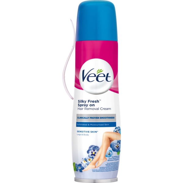 Veet Spray On Hårborttagningskräm Känslig Hud 150 ml