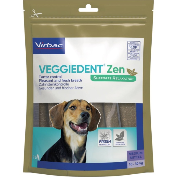 VeggieDent Zen Tuggpinnar Medium 10-30 kg 15 st