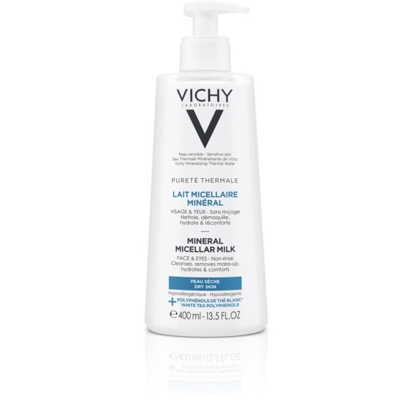 Vichy Pureté Thermale Mineral Micellar Milk Dry Skin 400 ml