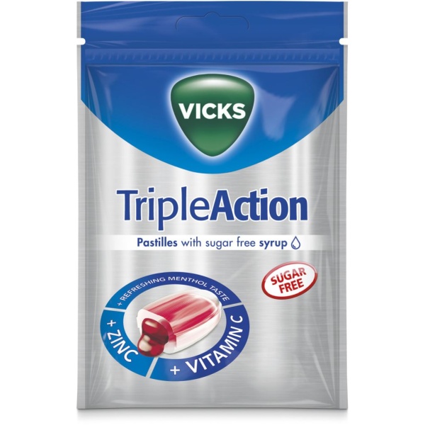 Vicks Triple Action Sugar Free 72 g