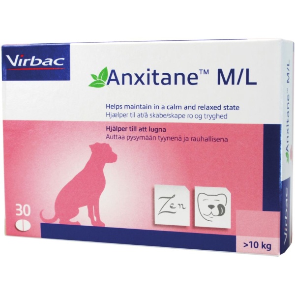 Virbac Anxitane M/L Hund 30 st