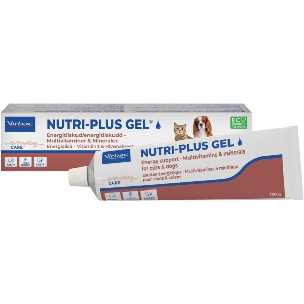 Virbac Nutri Plus Gel Energitillskott Hund & Katt 120 g