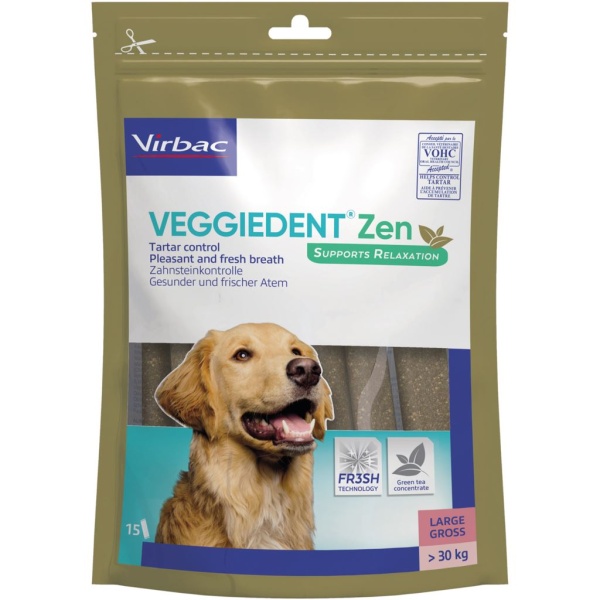 Virbac VeggieDent Zen Tuggpinnar Large >30kg 15 st
