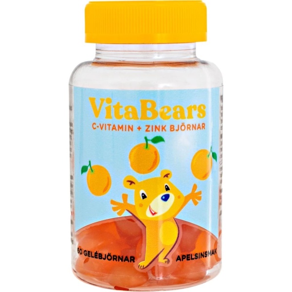 VitaBears C-vitamin & Zink Björnar 60 tuggtabletter