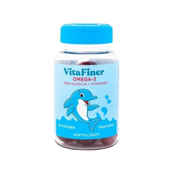 VitaFiner Omega-3 30 tuggtabletter