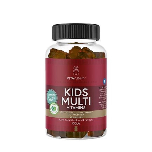 VitaYummy Kids Multivitamin Cola Vingummibjörnar 60 tuggtabletter