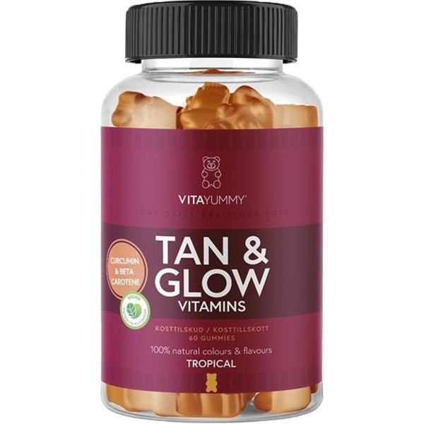 VitaYummy Tan & Glow Vitamins 60 tuggtabletter