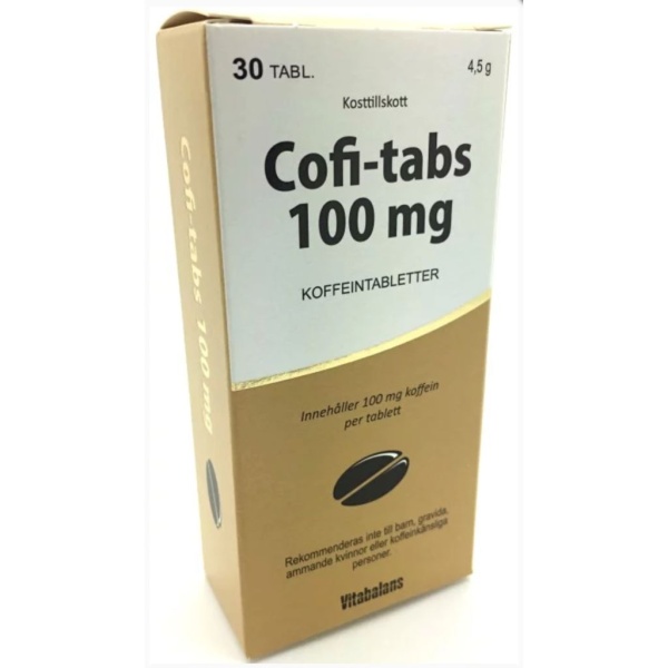 Vitabalans Cofi-Tabs 100 mg 30 st