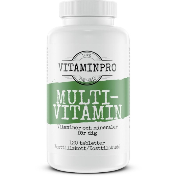 Vitaminpro Multivitamin 120 tabletter