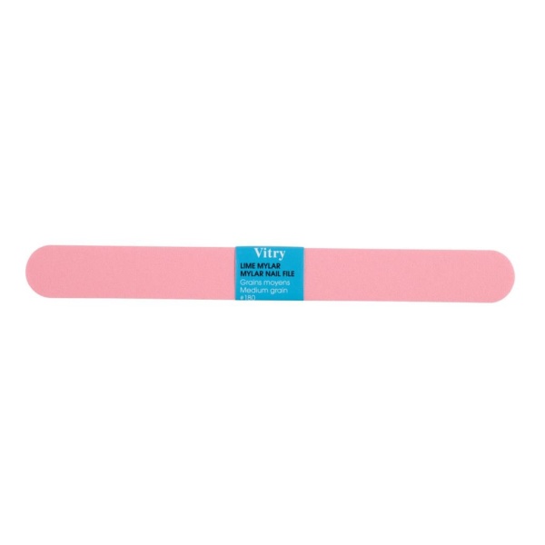 Vitry Mylar Nail File 180 Medium Pale Pink 1 st