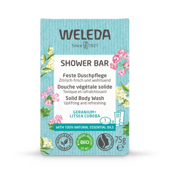 Weleda Shower Bar Geranium 75 g
