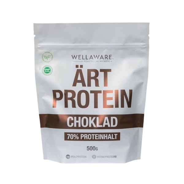 WellAware Ärtprotein Chokald Påse 500 g