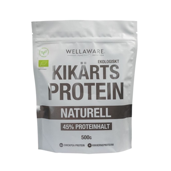 WellAware Ekologiskt Kikärtsprotein Naturell Påse 500 g