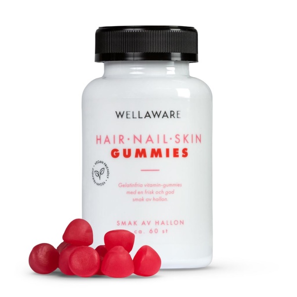 WellAware Hair·Nail·Skin Gummies 60 tuggtabletter