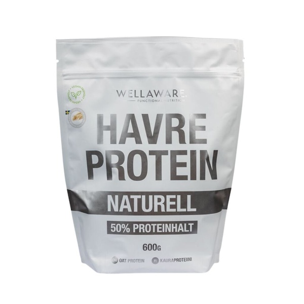 WellAware Havreprotein Naturell Påse 600 g