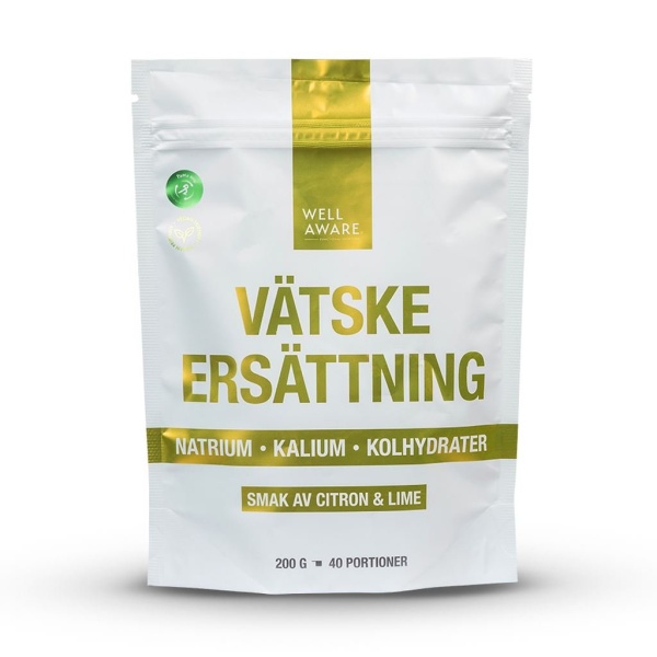 WellAware Vätskeersättning Citron/Lime 200 g