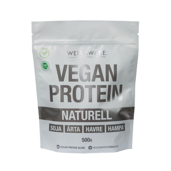 WellAware Vegan Protein Blend Naturell Påse 500 g