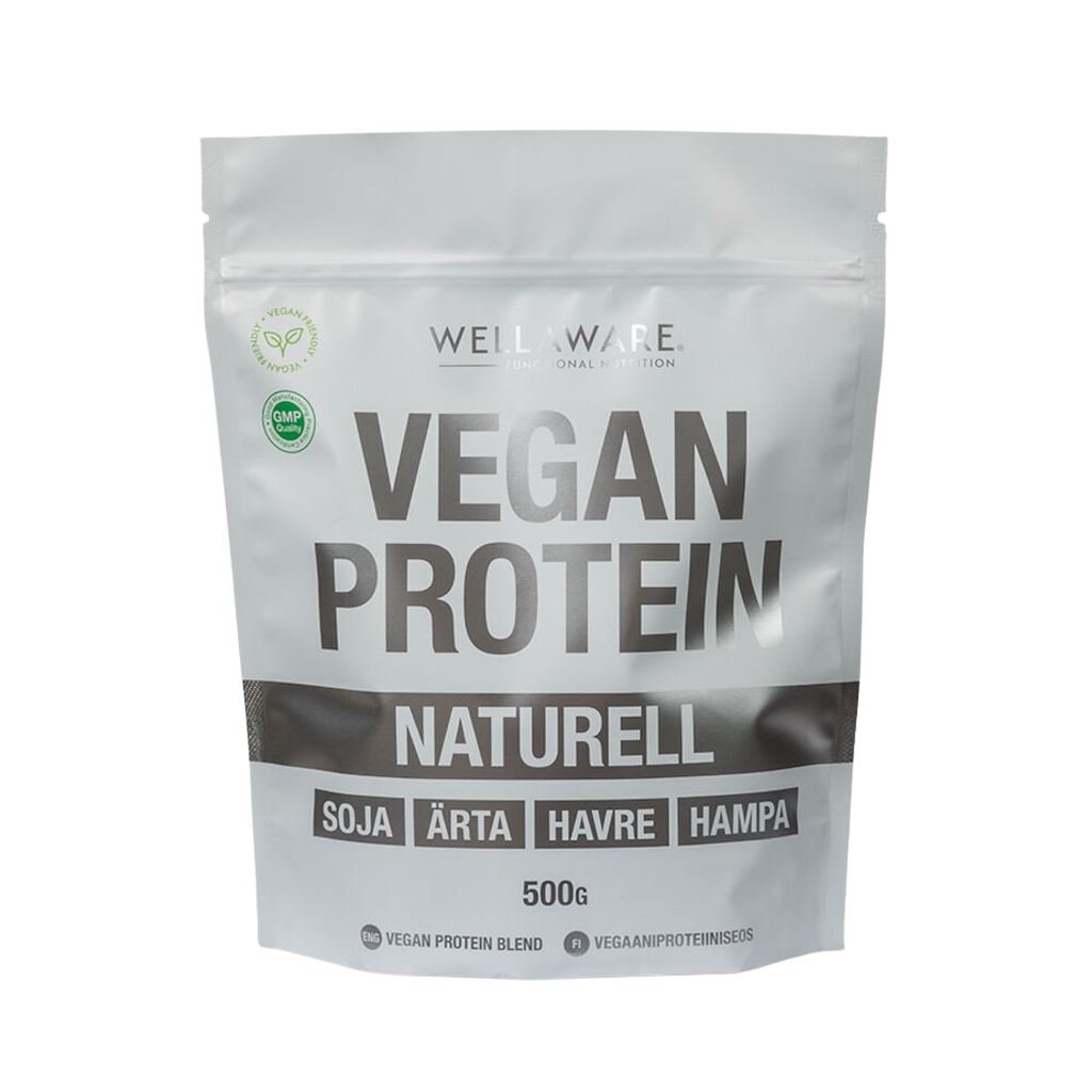 WellAware Vegan Protein Blend Naturell Påse 500 g