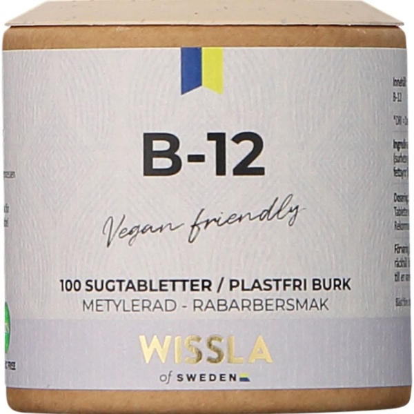 Wissla of Sweden Vitamin B12 100 sugtabletter