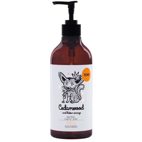 YOPE Liquid Soap Cedarwood & Bitter Orange 500 ml