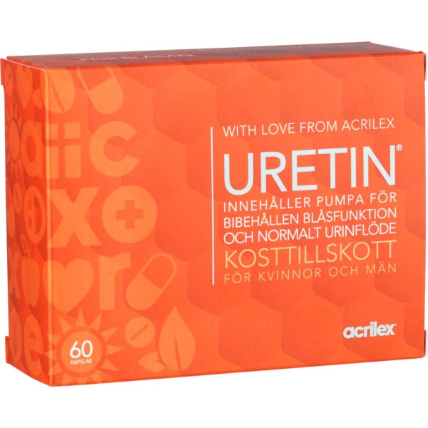 Acrilex Uretin 60 kapslar