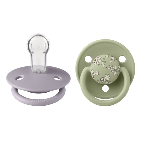 BIBS x Liberty De Lux Capel Silicone Onesize Sage Mix 2st