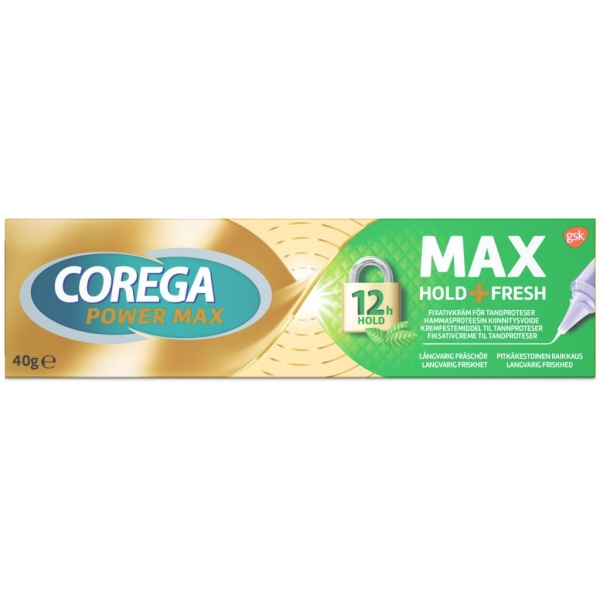 Corega POwer Max Hold+Fresh Fixativ 40g