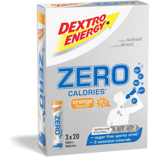 Dextro Energy Zero Orange 3 x 20 brustabletter