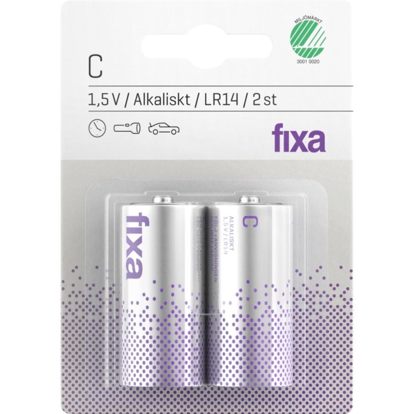 Fixa Batterier LR14 C 2 st