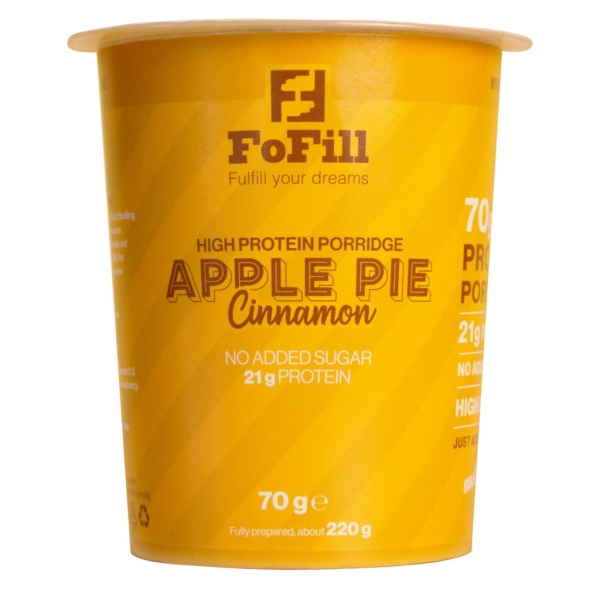 FoFill Apple Pie Cinnamon Proteingröt 70g
