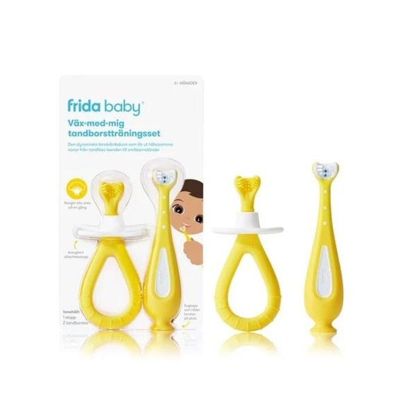 Frida Baby Väx-med-mig tandborstträningsset 2st